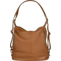 Samantha Look Cityrucksack echt Leder, Made in Italy