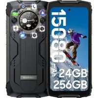 Blackview BV9300 Pro(36GB+256GB) Outdoor Smartphone Ohne Vertrag, 6.7'' FHD+ 120Hz 1.32'' Zurück Dsiplay Outdoor Handy, 15080mAh 33W, 64MP+32MP, NFC