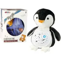 Leantoys Teddybär-Schlaflichter, Geräusche, Nacht- und Tagmodus, Pinguin
