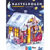 Lichterhaus Hänsel und Gretel basteln Bastelbogen Papiermodell