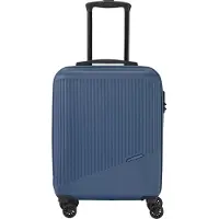 Travelite Bali Handgepäck S Trolley Koffer 55cm 4 Rad / Rollen Hartschale blau