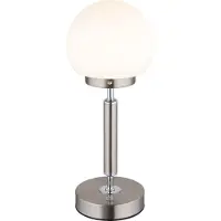 Globo Lighting Tischleuchte HAKU DH 11.50x28.50 cm grau Tischlampe Klemmleuchte