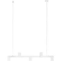 Arcchio Hängeleuchte Brinja, weiß, Länge 90 cm, 5-flg., GU10