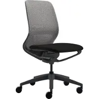 Sedus Bürostuhl semotion net, em-821/006, grau / schwarz, Stoff / Netz, bis 130 kg