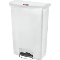 Rubbermaid 1883561, 90 l, Rechteckig, Kunststoff, Harz, Weiß, Terrasse, Kunststoff