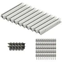 PVundSO Trapezblech-Montageset für 4 Module mit Kurzschienen