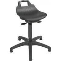 Stier Stehhilfe mit Gleitern Sitzhöhe 490-680 mm PP-Sitz