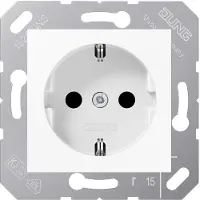 JUNG CD 5120 BF WW - CEE 7/3 - Weiß - Thermoplast - 250 V - 16 A