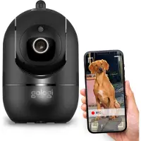 Gologi Haustierkamera mit App - Hundekamera - Überwachungskamera für Haustiere - Mit WiFi - Schwarz