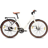 Sachsenrad Urban City E-Bike C3V Roma II mit KI-Unterstützung, Riemenantrieb, Ultraleicht 16kg, 28 Zoll Citybike Lenker vollintegriertes, Elektrorad