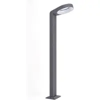 LUCANDE LED Wegeleuchte JARKA , alu / grau / zink, Aluminium, Modern, LED Außenleuchte