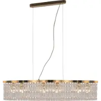 Maytoni Moderne Pendelleuchte Flare 6xE14 aus Glas Farbe Mehrfarbig und Metall 40W für Küche, Schlafzimmer, Wohnzimmer, Esszimmer, Lobby