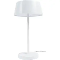 LINDBY LED Tischlampe Milica , dimmbar, weiß / opal, für Wohn- / Esszimmer, Metall, Skandinavisch, LED Tischlampe