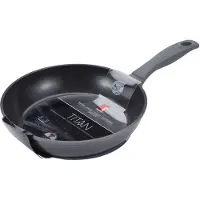 Bergner TITAN Bratpfanne Pfanne induktionsgeeignet 24 cm BG-7926-GY