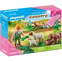 Playmobil Country 70608 Geschenkset "Bäuerin mit Weidetieren"