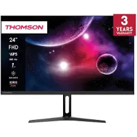 Thomson 24 Zoll Full HD Gaming-Monitor, 180 Hz IPS-Panel, 1 ms Reaktionszeit, Dual HDMI, Adaptive Sync, VESA-Halterung 75 x 75, Schwarz, M24FG2Y14