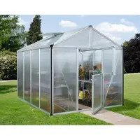 Pergart Vitavia, Gewächshaus "Zeus 8100", aluminium eloxiert, 8,1 m², 10 mm HKP