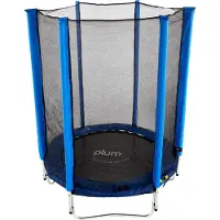 Plum Trampolin Junior mit Sicherheitsnetz blau 4ft