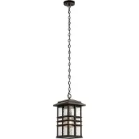 Elstead Lighting Elstead Beacon Square Außen-Hängeleuchte E27 Ältere Bronze IP44 Anti-Meerwasser