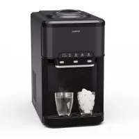 Klarstein Eiswürfelmaschine für Zuhause Camping Gastro, Schnelle Mini Eiswürfelmaschine Klein, Profi Eismaschine für Große Kleine Klare Eiswürfel, Selbstreinigend mit 3L Eiswürfelbehälter, 20kg/24h
