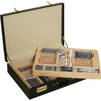 Banaru Design Besteckset Koffer 72 tlg. silber | BRU-10