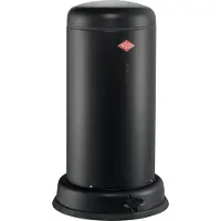 Wesco 134531-73 Baseboy 20 Abfalleimer in SCHWARZ MATT mit 20 Liter Abfallvolumen und Fußtritt / Treteimer / Mülleimer