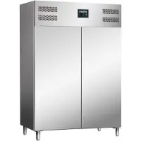 Saro KYRA GN 1400 BT, Gefrierschrank mit Eingriffsfach, Freistehend, Edelstahl, Edelstahl, Edelstahl, Nebeneinander