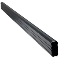 Floraworld Bohlenelement zu Bohlenzaun Aluminium 10 x 4 cm