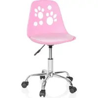 Hjh OFFICE FANCY I - Kinderdrehstuhl Pink