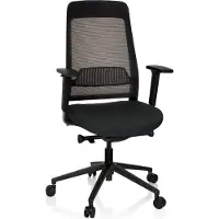 Hjh OFFICE CHIARO T1 BLACK - Profi Bürostuhl Schwarz