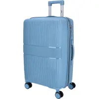 DYX 4 Rollen Koffer M 67 cm Rom blau : blau Farbe vom Hersteller: blau
