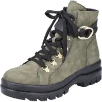 Rieker Damen Stiefelette in Grün, Größe 37