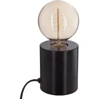 Atmosphera Tischleuchte Saba - Metall - schwarz - 10 cm - Leselicht