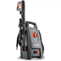 FUXTEC Hochdruckreiniger FX-HDR1400 - Flächenreiniger mit 110bar Arbeitsdruck | Fördermenge 390 l/h |1400W | 5 m Schlauch | Pistole, inkl. Zubehör