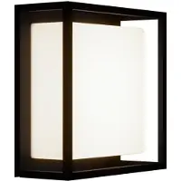 LUCANDE LED-Außenwandleuchte Ilirian, anthrazit, Alu, 25 cm