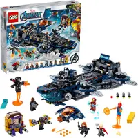 LEGO Marvel 76153 Super Heroes Marvel Avengers - Helicarrier Spielzeug mit Iron Man, Thor & Captain Marvel, Super Heroes Serie