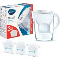 Brita 1039273, Manueller Wasserfilter, 2,4 l, Transparent, Weiß