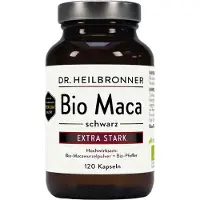 Dr Heilbronner Bio Maca Schwarz Kapseln Extra Stark 1x120 St