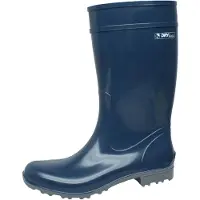 Bockstiegel Damen Gummistiefel Regenstiefel Luisa, Farbe:Blau, Schuhgröße:EUR 38, Artikel:-8050 blau / grau