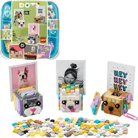 LEGO 41904 DOTS Foto-Würfel mit Steinchen, Kinderzimmer-Deko, Basteln für Kinder, Kreativset