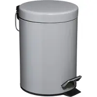 5five Simply Smart 5Five Treteimer - grau - Metall - 3L- 17 x 25 cm