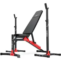 Marbo-sport Marbo Sport Set MH19| verstellbare Hantelbank MH-L115 + höhenverstellbarer Hantelständer MH-S201 x2