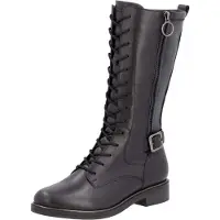 Remonte Damen-Schaftstiefel Schwarz, Farbe:schwarz, EU Größe:37