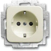 ABB 2013-0-5312, CEE 7/3, 2P+E, Weiß, 250 V, 16 A, 71 mm