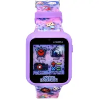 Accutime Kinder Smartwatch Gabby's Dollhouse, Kinderuhr mit Selfie Kamera, Foto & Video, Stoppuhr, 6 Spiele, 3 Hintergründe, 10 Zifferblätter, Fitness Tracker