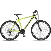 Umit Hardtail Mountainbike Mirage Oversized MTB 29 Zoll 50 cm Unisex 21G Felgenbremse Lime/Schwarz