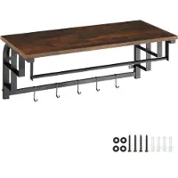 TecTake Wandgarderobe Westwood 66 x 30 x 27 cm
