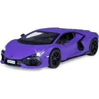 Jamara Lamborghini Revuelto Diecast 1:32 lila inkl. Knopfzellen