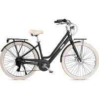 Letoule Elektro-Citybike 28 Zoll LETOULE "Modé Hybrid" Lady, Buio