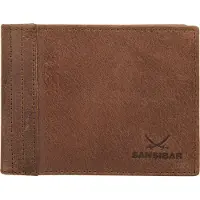 Sansibar Geldbörse Herren, Damen cognac